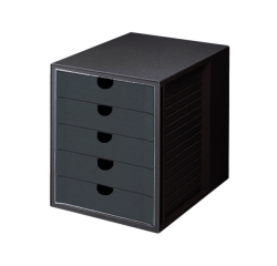 Ladenbox Han 1450 5 gesloten laden zwart