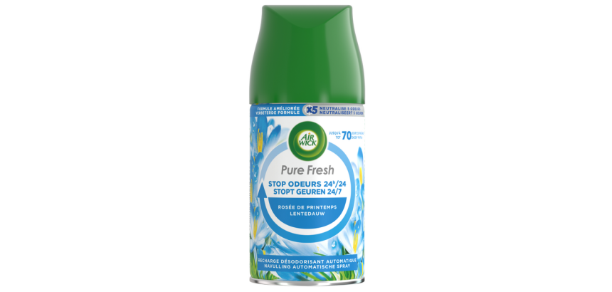 Désodorisant Air Wick PF Rosée de printemps recharge 250ml
