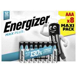 Batterij Energizer Max Plus 8xAAA alkaline