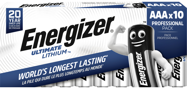 Energizer Ultimate Lithium Battery 10x AAA