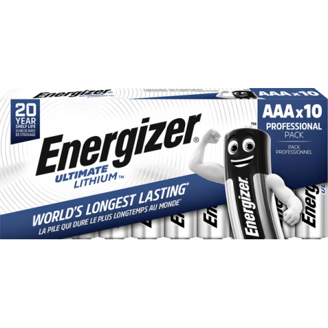 Batterij Energizer Ultimate Lithium 10xAAA