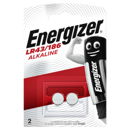 Pile bouton Energizer 2x LR43 alcaline