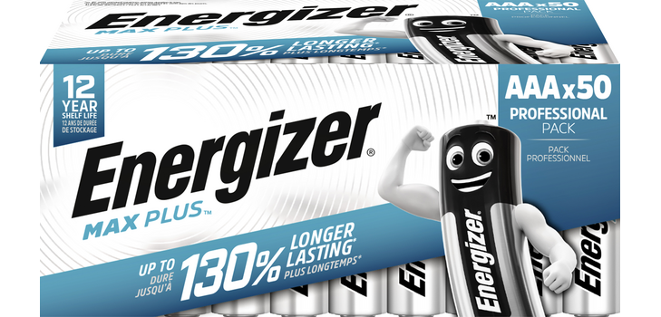 Energizer Max Plus Batteries 50x AAA Alkaline