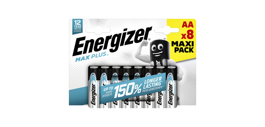 Batterij Energizer Max Plus 8x AA alkaline