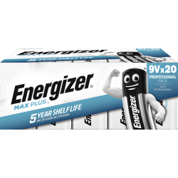 Pile Energizer Max Plus 20x 9v alcaline