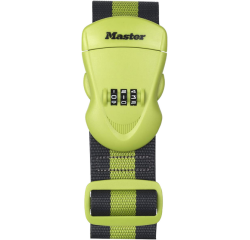 Sangle pour bagages MasterLock combinaison programmable vert/noir