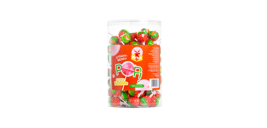 Lolly Hirsch super bubble strawberry 100x17 gram