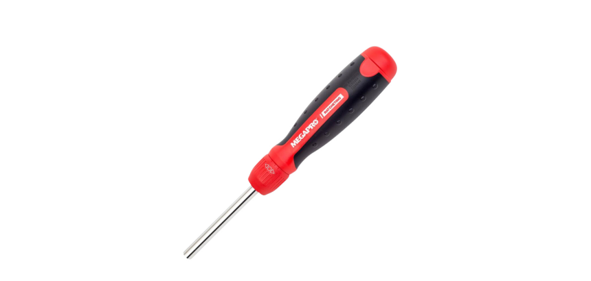 Schroevendraaier Megapro Ratcheting met 13 bits zwart