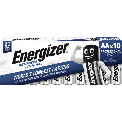 Batterij Energizer Ultimate Lithium 10xAA