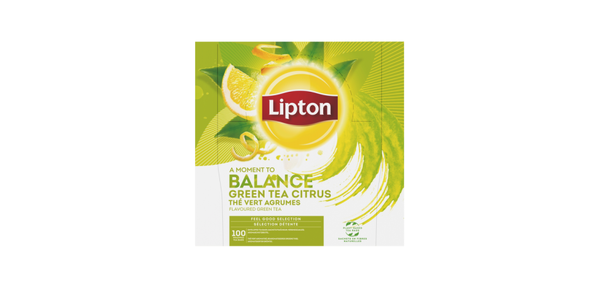 Thé Lipton Balance Green Tea Citrus 100x 1,5g