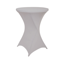 Housse de table haute BRASQ 80cm gris