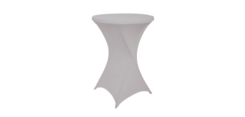 Housse de table haute BRASQ 80cm gris