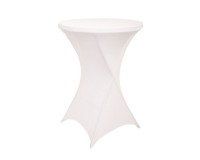 Tafelrok BRASQ voor statafel 80cm wit