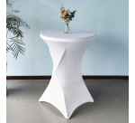 High table cover BRASQ 80cm white