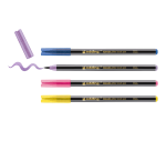 Edding 1340 glitter brush pen assorted set of 4 pieces