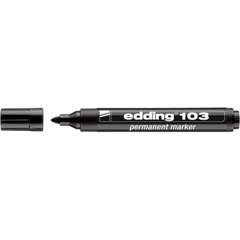 Viltstift edding 103 rond medium zwart