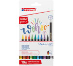 Feutre pinceau edding 1340 pailleté assorti set 10 pièces