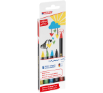 Fineliner edding 1200 fijn glitter assorti set à 5 stuks