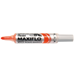 Viltstift Pentel MWL5M Maxiflo whiteboard rond 3mm oranje