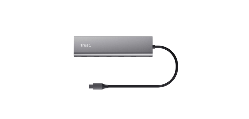 Hub Trust USB-C Halyx 5 poorts 25136