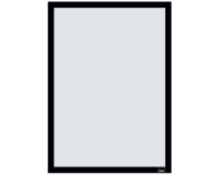 Porte-affiche Nobo magnétique autocollant A3 noir 2 pièces