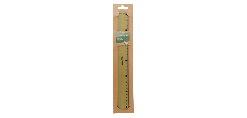 Règle Econovo 30cm blister 1 pièce