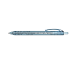 Gelschrijver Econovo 0.7mm blauw en zwart blister à 2 stuks