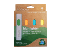 Markeerstift Econovo assorti blister à 4 stuks