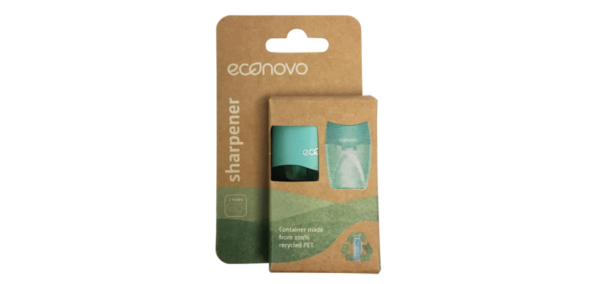 Puntenslijper Econovo dubbel blauw blister à 1 stuk