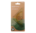 Geometric set square Econovo 16cm blister 1 piece