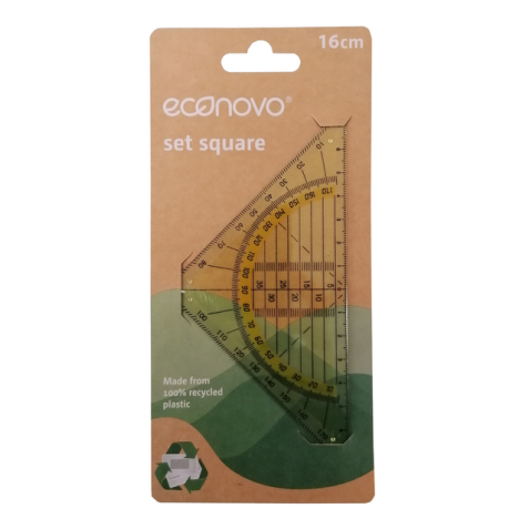 Geodriehoek Econovo 16cm blister à 1 stuk