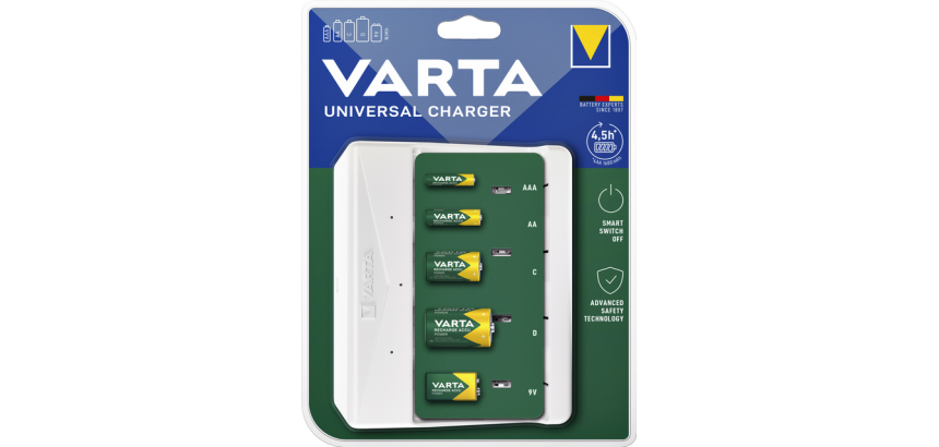 Chargeur piles Varta universal
