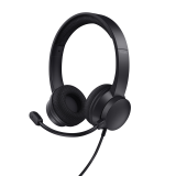 En_auricular trust ayda diadema con microfono usb color negro