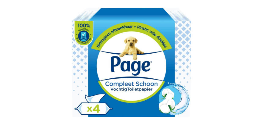 Wet toilet paper Complete Cleaning Page 4x 38 sheets