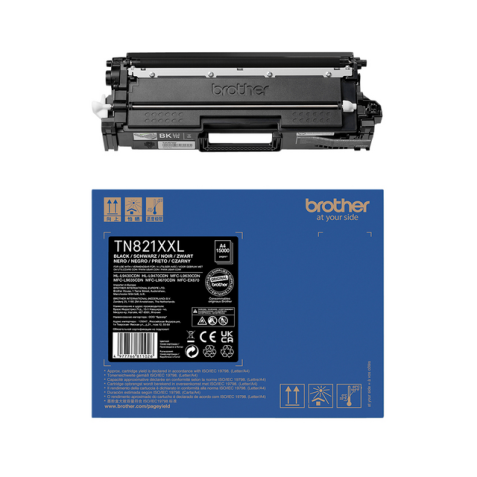 Brother TN-821XXLBK - Ultra High Yield - noir - original - cartouche de toner