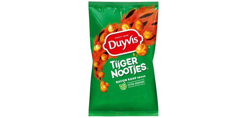 Tijgernootjes Duyvis bacon cheese sachet 1kg