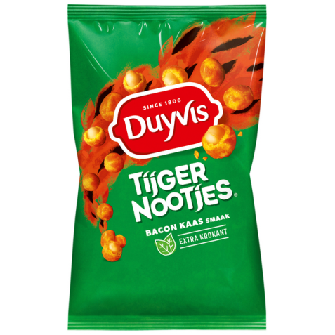 Tijgernootjes Duyvis bacon cheese sachet 1kg