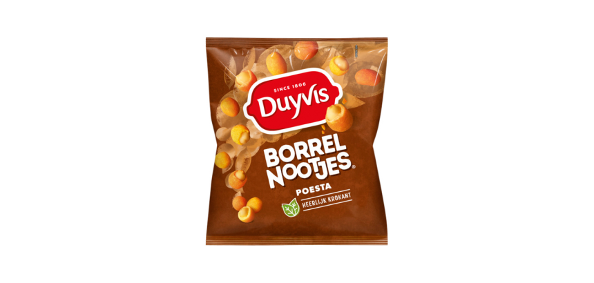 Borrelnootjes Duyvis poesta sachet 275g