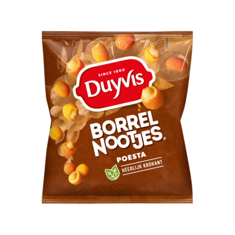 Borrelnootjes Duyvis poesta sachet 275g