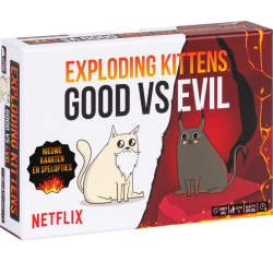 Kaartspel Exploding Kittens good vs evil