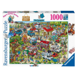 Puzzel Ray Comics Holiday resort 1 The campsite 1000 stukjes