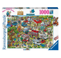 Puzzle Ravensburger Ray Comics Holiday resort 1 The campsite 1000 pièces