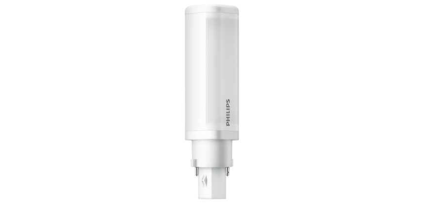 Lampe LED Philips CorePro G24D-1 2 pin 5,9W 600lm 3000K blanc chaud
