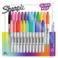 Viltstift Sharpie Glampop fijn assorti blister à 24 stuks