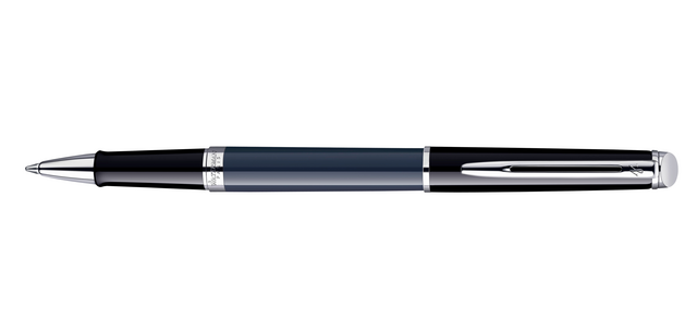 Roller Waterman Hémisphère Colour Blocking Black Blue CT Fin
