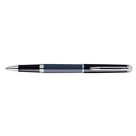 Rollerpen Waterman Hémisphère Colour Blocking black en blue CT fijn