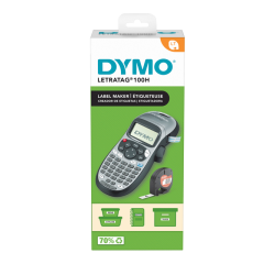 Labelprinter Dymo LetraTag 100H draagbaar abc 12mm zilverkleurig special edition