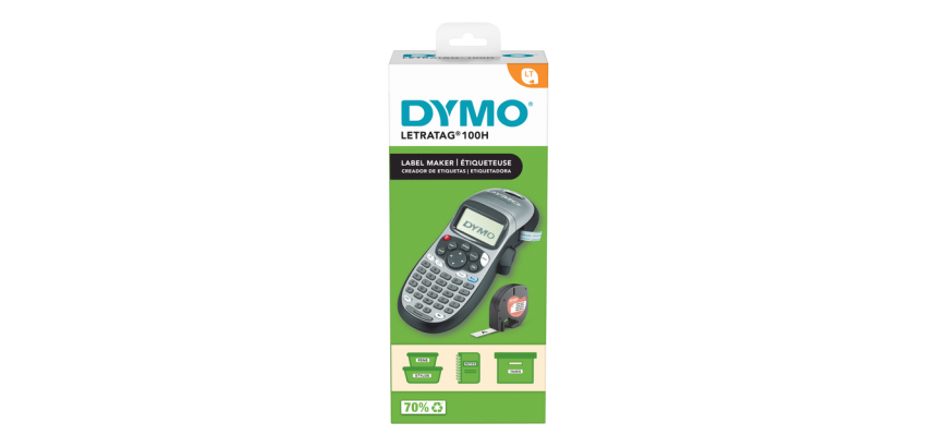 Labelprinter Dymo LetraTag 100H draagbaar abc 12mm zilverkleurig special edition