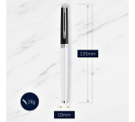 Stylo plume Waterman Hémisphère Colour Blocking Black White CT Medium