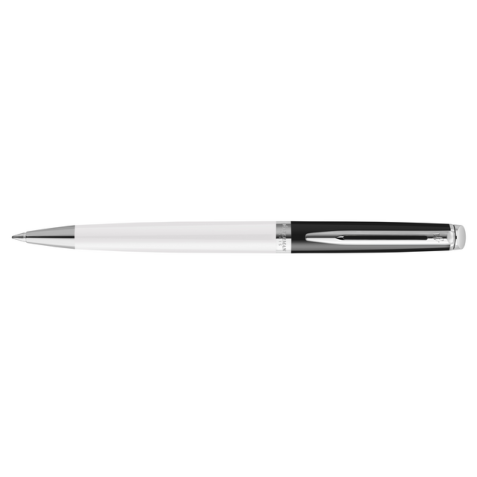 Stylo bille Waterman Hémisphère Colour Blocking Black White CT Medium